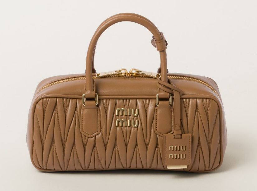 Miu Miu Arcadie Matelassé Nappa Leather Bag