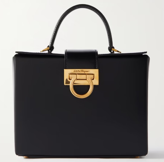 Ferragamo Trifolio mini leather tote